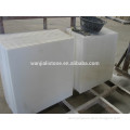 polished crystal white marble